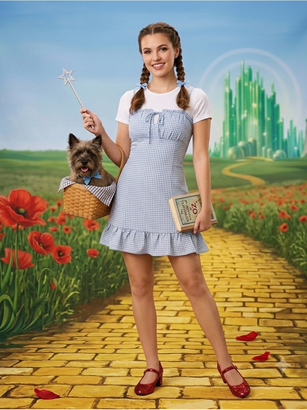 Plaid dress  blue / Dorothy costume